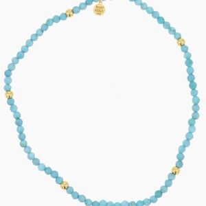 Baby Gold 14k turquoise stretch bracelet